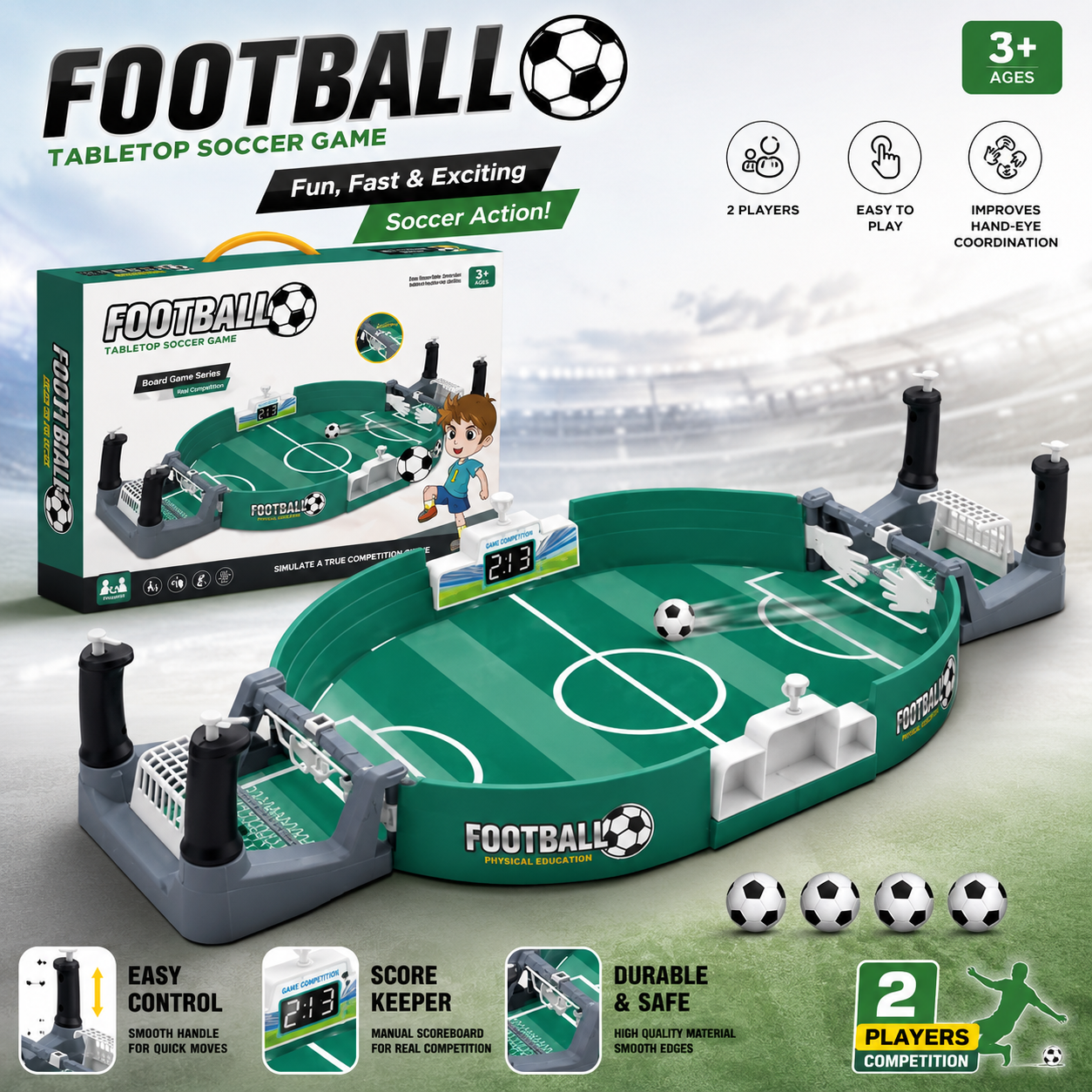 Tabletop Soccer Football Battle